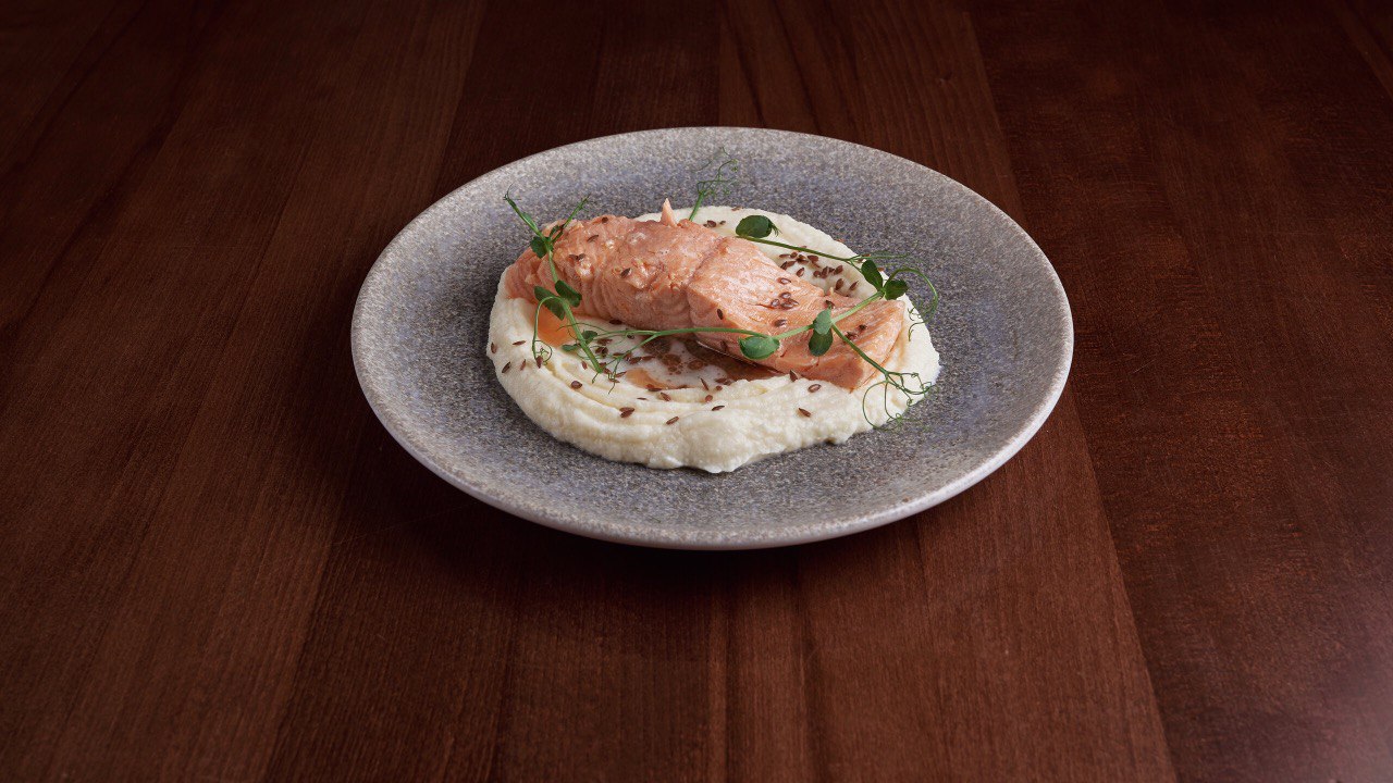 Лосось на пару